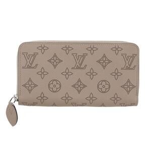 LOUIS VUITTON Zippy Wallet Long coin wallet purse Mahina Beige